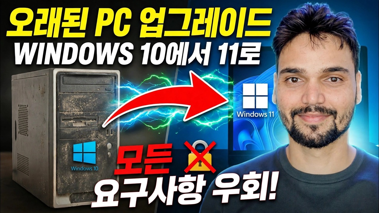 한 번의 클릭으로 Windows 10을 Windows 11로 업그레이드 🔥 TPM 및 요구 사항 우회
