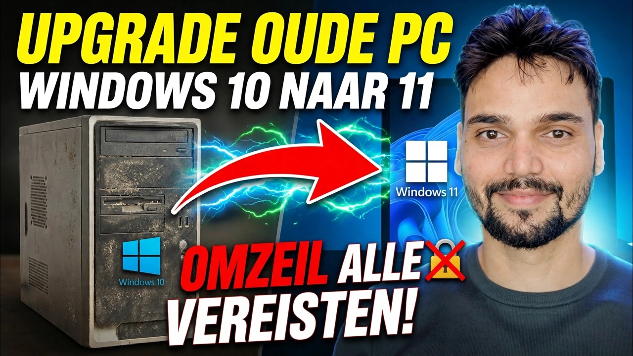Upgrade Windows 10 naar Windows 11 in één klik 🔥 TPM en vereisten omzeilen