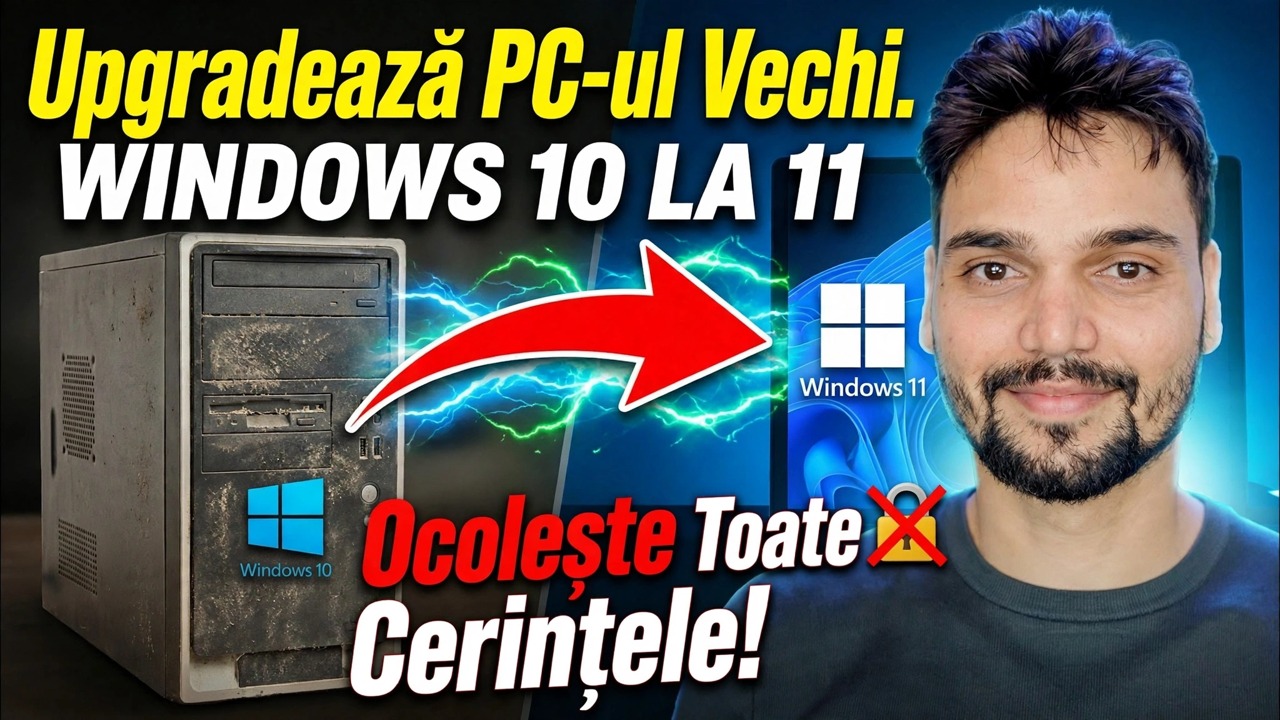 Actualizați Windows 10 la Windows 11 într-un singur clic 🔥 TPM și ocolire cerințe