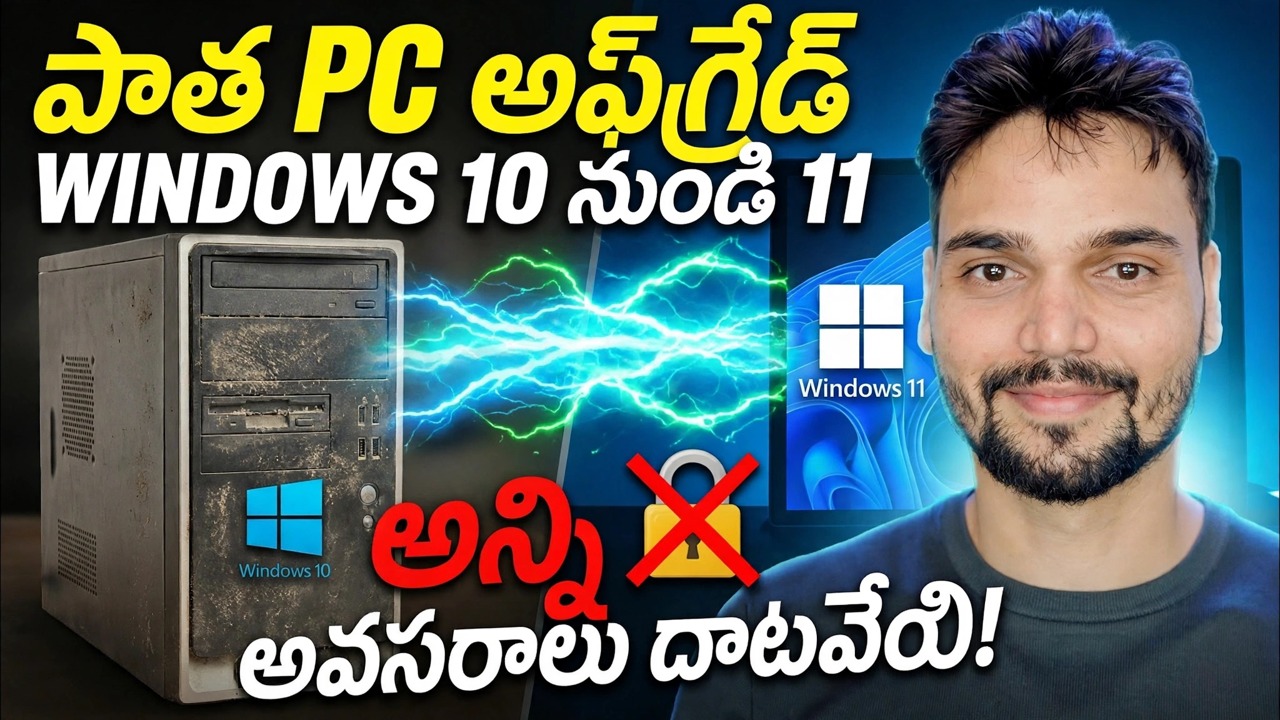 ఒక్క క్లిక్‌లో Windows 10ని Windows 11కి అప్‌గ్రేడ్ చేయండి 🔥 TPM & అవసరాల బైపాస్