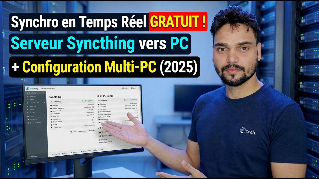 Configuration du serveur Syncthing - Synchronisation gratuite en temps réel