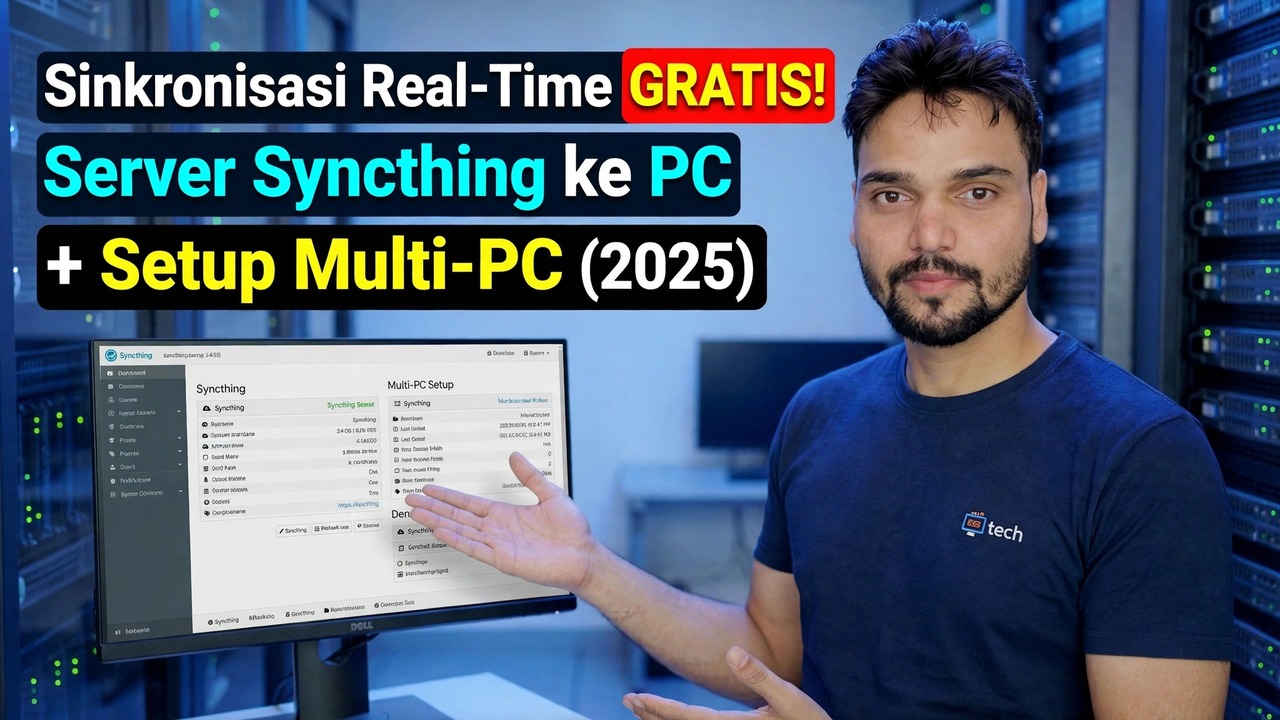 Penyiapan Server Syncthing - Sinkronisasi Real-Time Gratis