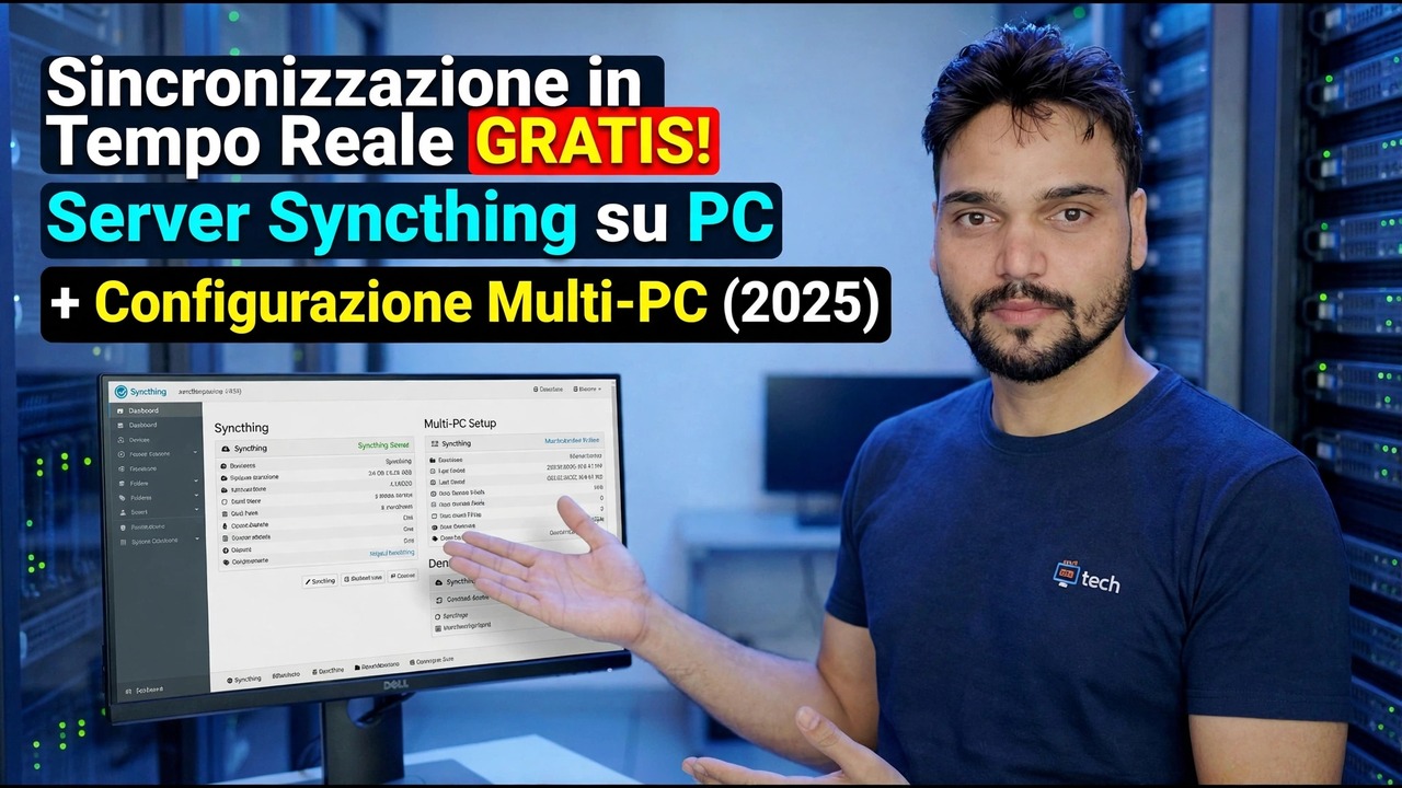 Configurazione del server Syncthing: sincronizzazione in tempo reale gratuita