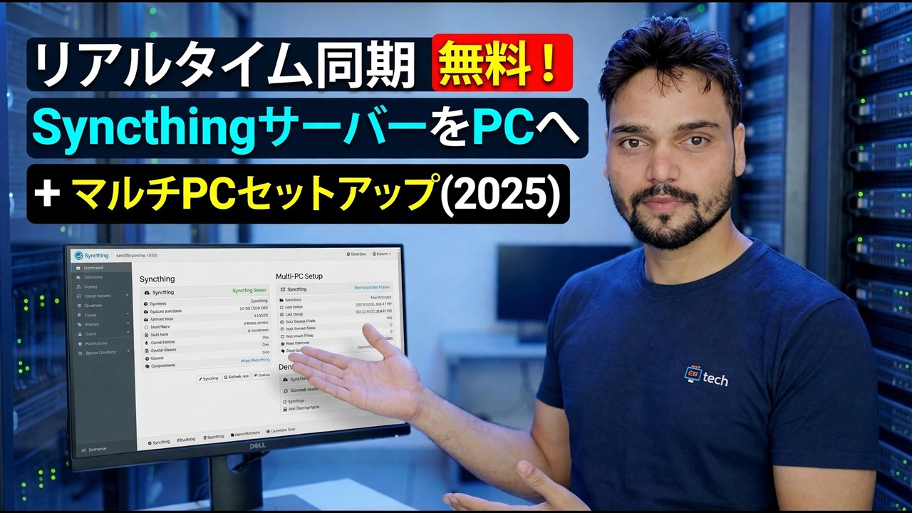 Syncthing サーバーのセットアップ - 無料のリアルタイム同期