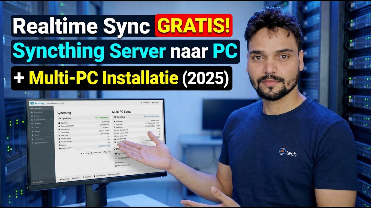 Syncthing Server-installatie - Gratis realtime synchronisatie