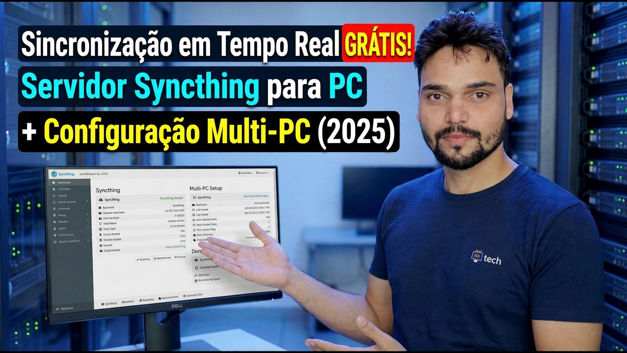 Configuração do servidor Syncthing - sincronização gratuita em tempo real