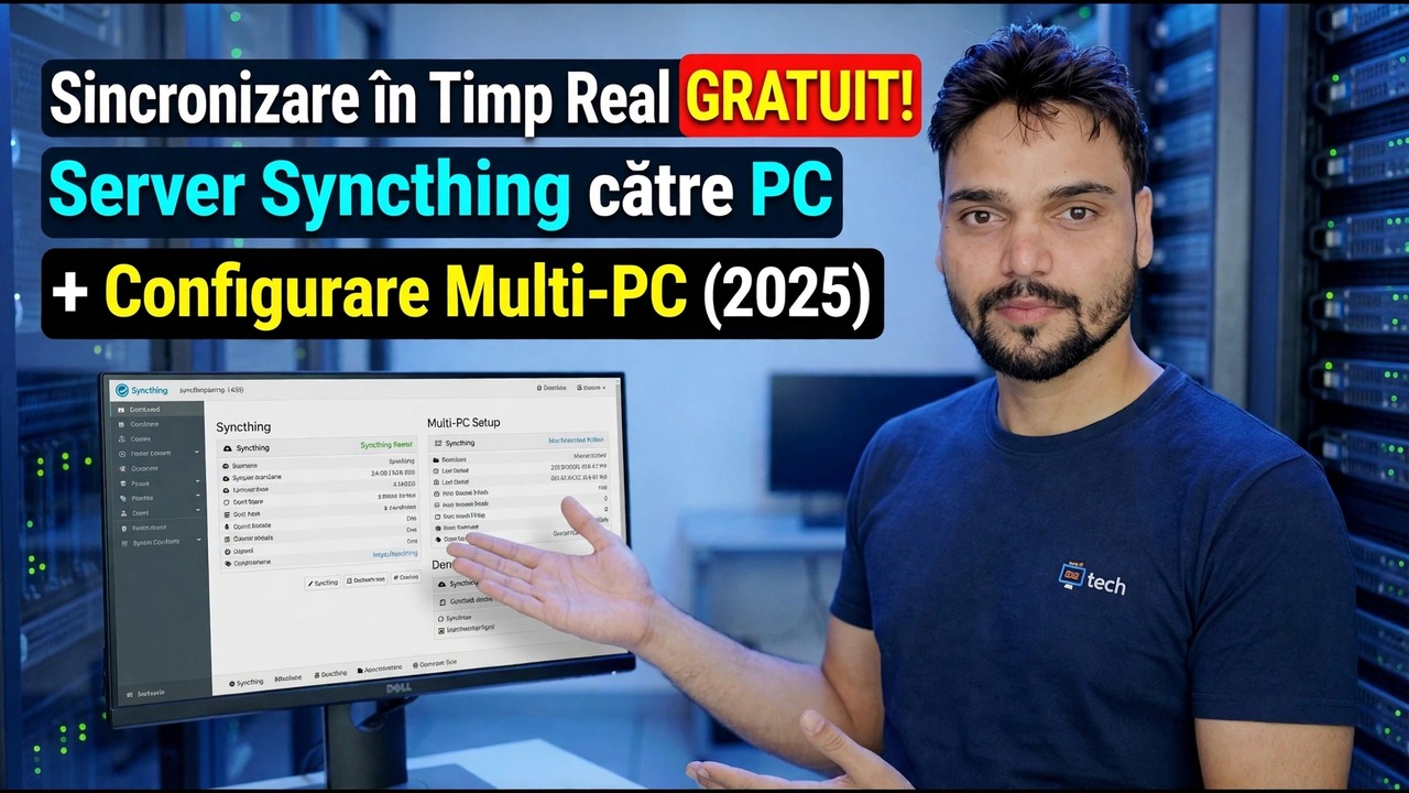 Configurare server de sincronizare - Sincronizare gratuită în timp real