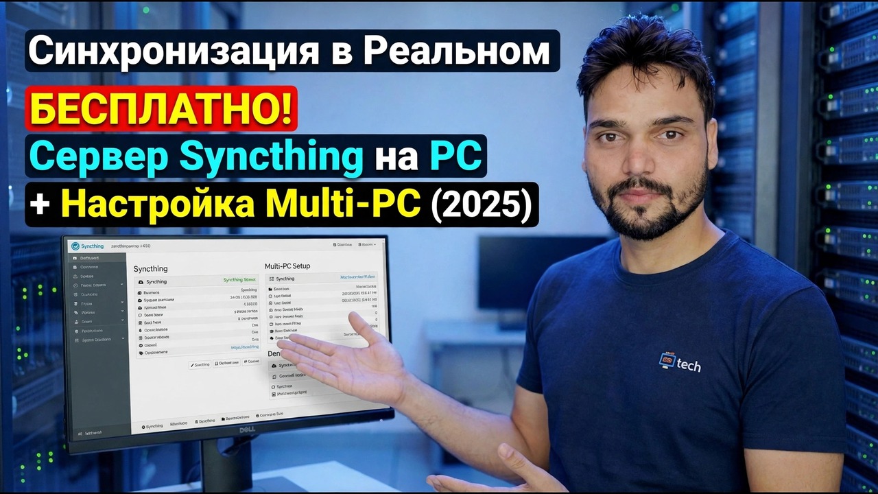 Настройка сервера Syncthing — бесплатная синхронизация в реальном времени