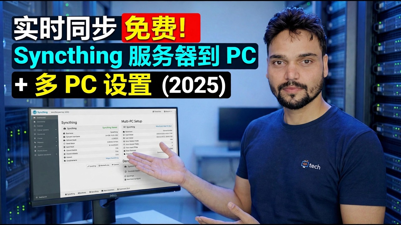 Syncthing 服务器设置 - 免费实时同步