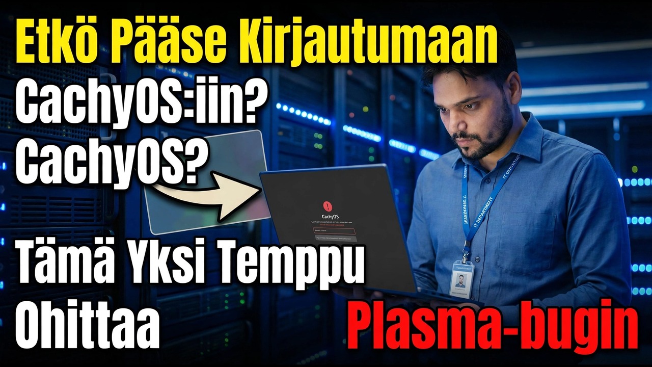 Etkö voi kirjautua sisään CachyOS:ään? Tämä yksi temppu ohittaa plasmavikan