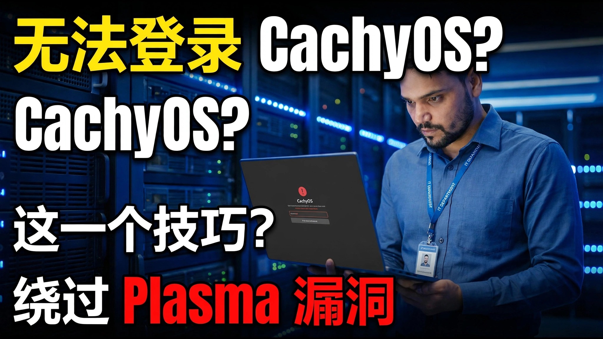 无法登录CachyOS？这一招绕过 Plasma Bug