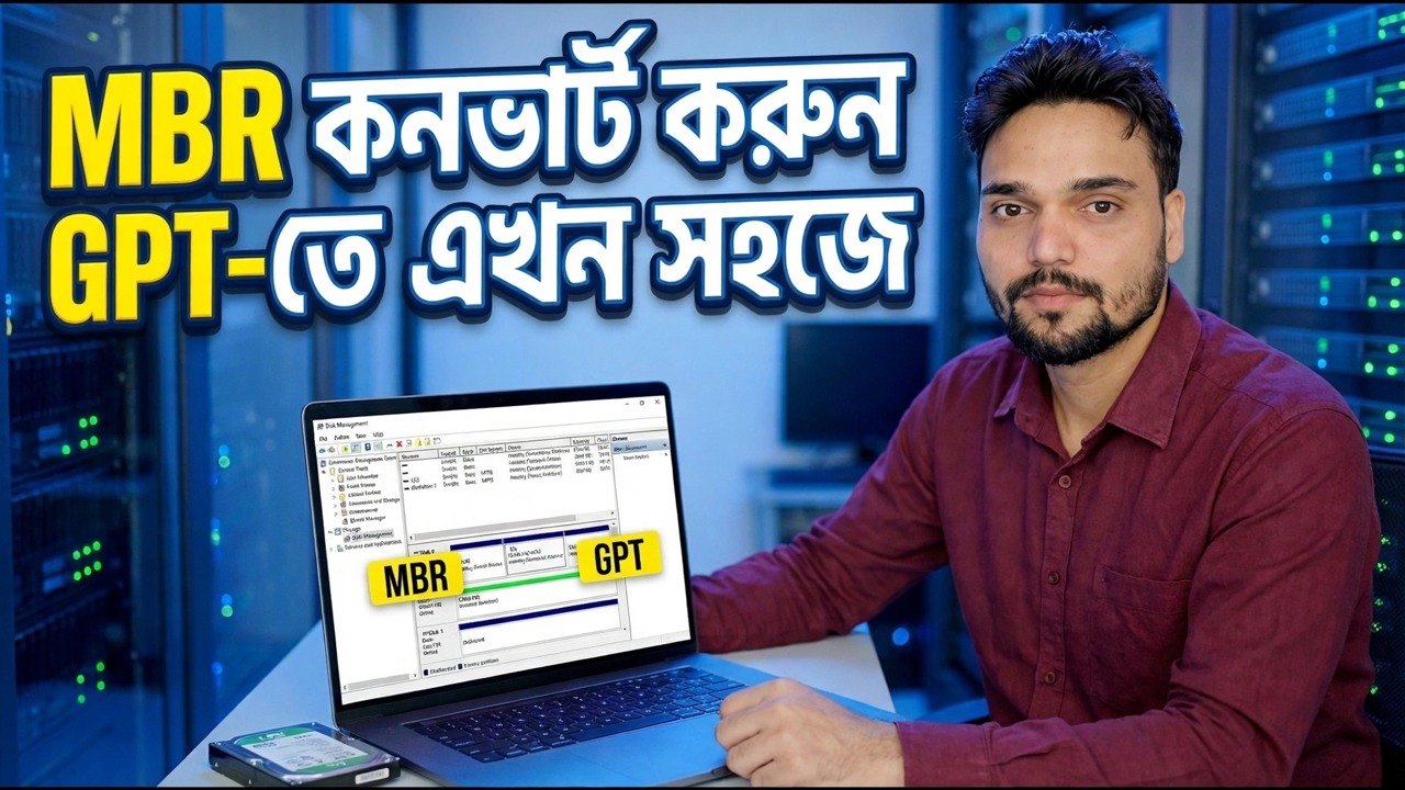 SSD MBR এ আটকে আছে? এক কমান্ডে জিপিটিতে রূপান্তর করুন