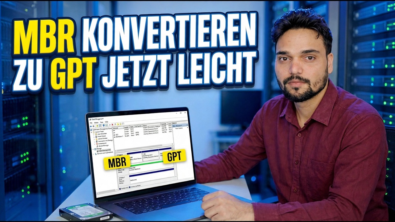 SSD steckt im MBR fest? Mit einem Befehl in GPT konvertieren
