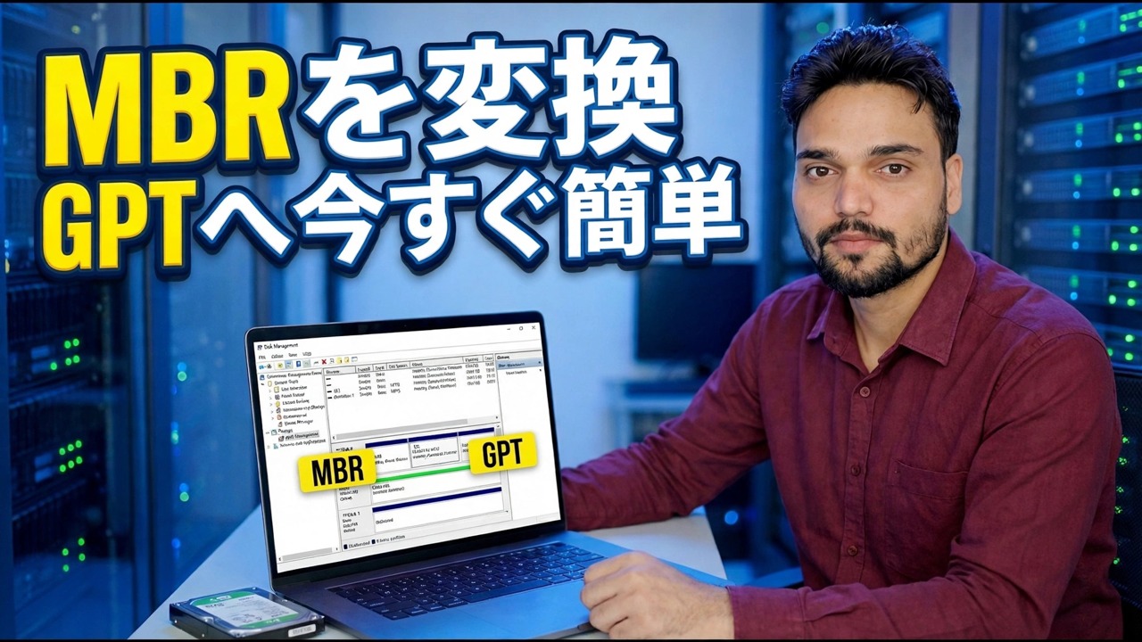 SSD が MBR でスタックしていますか? 1 つのコマンドで GPT に変換