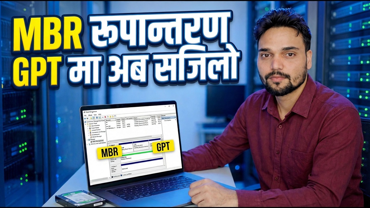 SSD MBR मा अड्कियो? एक आदेशमा GPT मा रूपान्तरण गर्नुहोस्