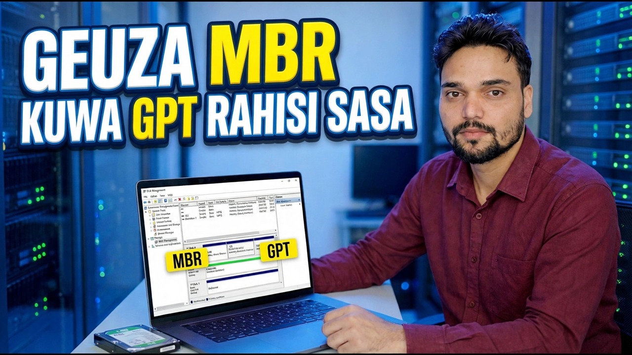 SSD imekwama kwenye MBR? Badilisha hadi GPT kwa Amri Moja