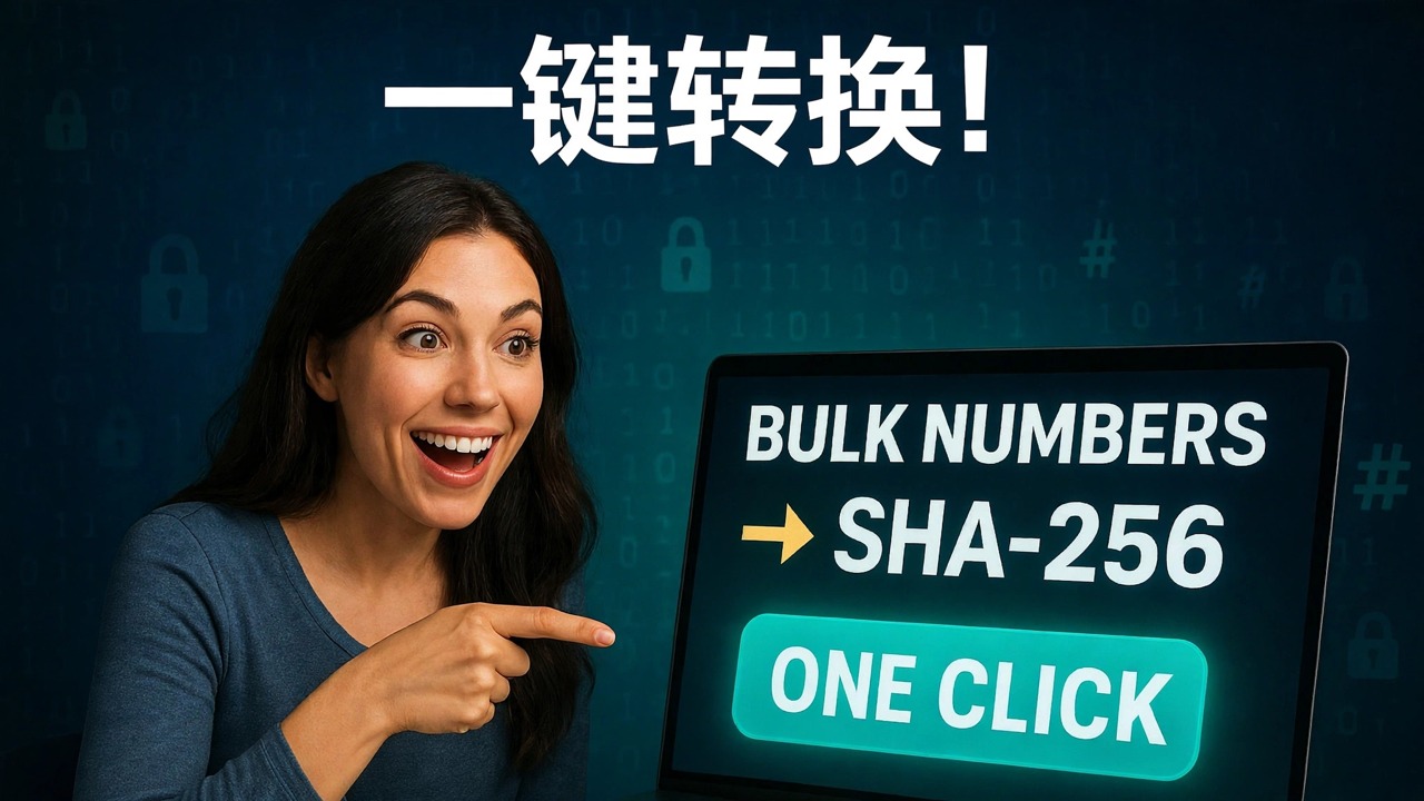 Bulk Numbers to SHA‑256 Hashes 🔥 Convert Multiple Values Instantly