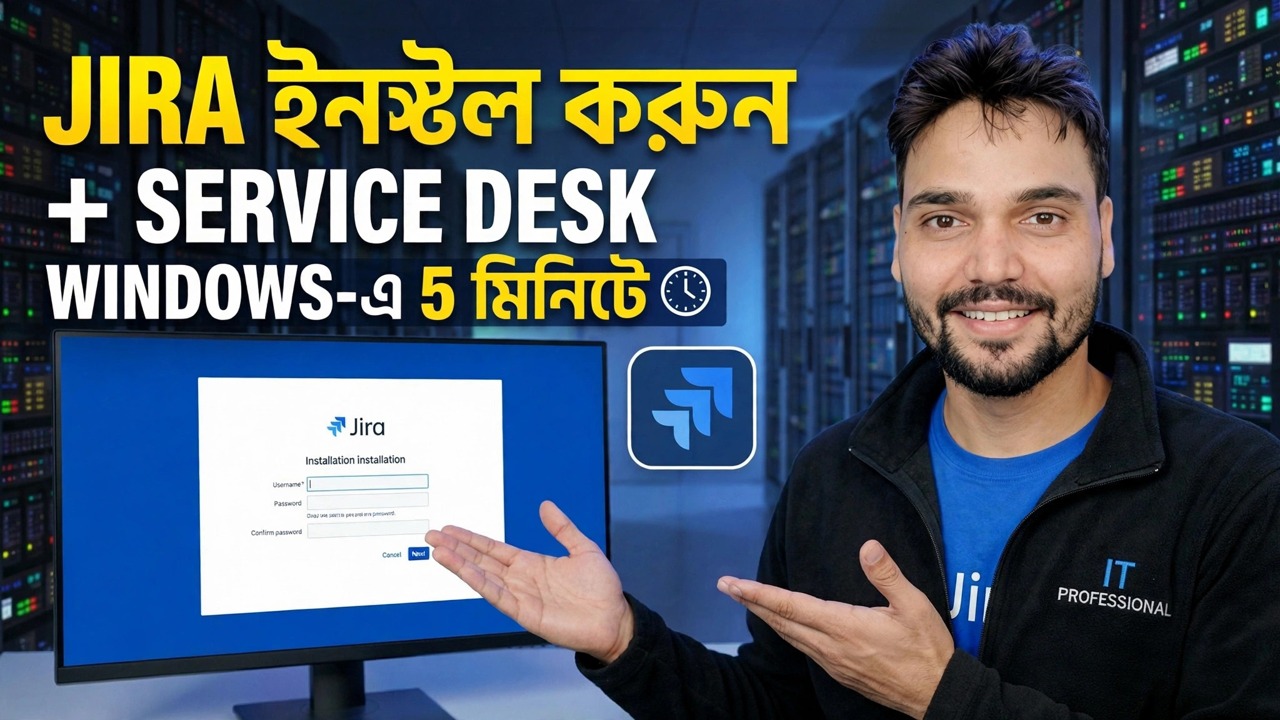 উইন্ডোজে জিরা সার্ভার ইনস্টল করুন