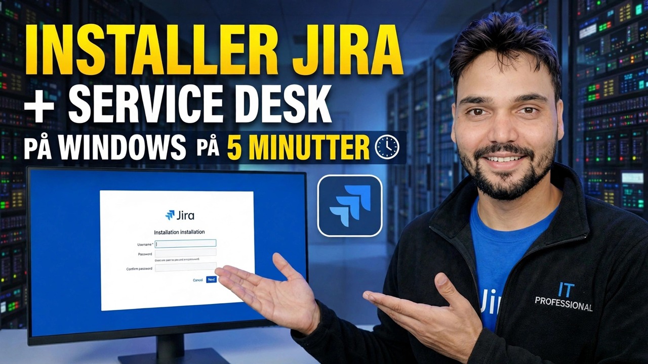 Installer JIRA Server på Windows