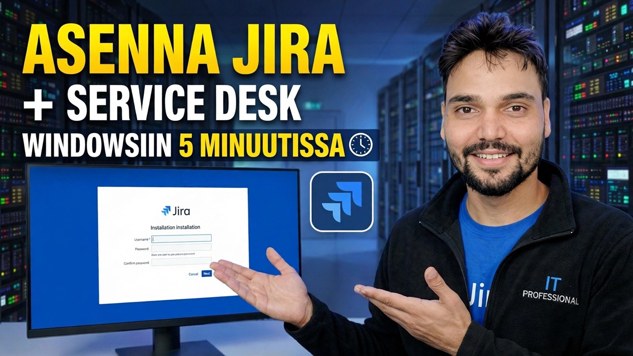 Asenna JIRA Server Windowsiin
