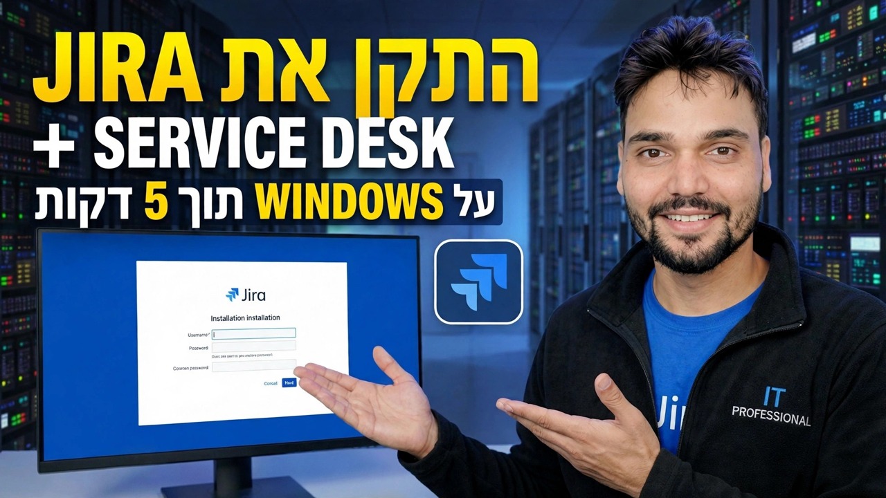 התקן JIRA Server ב-Windows