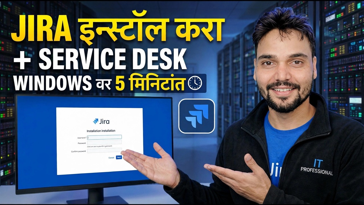 विंडोजवर जिरा सर्व्हर स्थापित करा