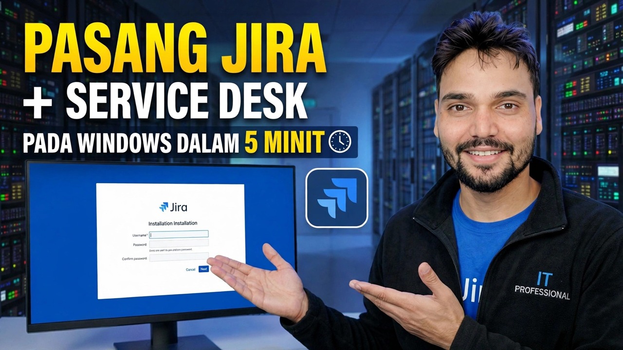 Pasang Pelayan JIRA pada Windows