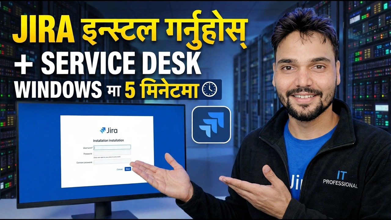 विन्डोजमा JIRA सर्भर स्थापना गर्नुहोस्
