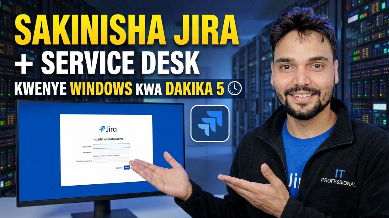 Sakinisha Seva ya JIRA kwenye Windows