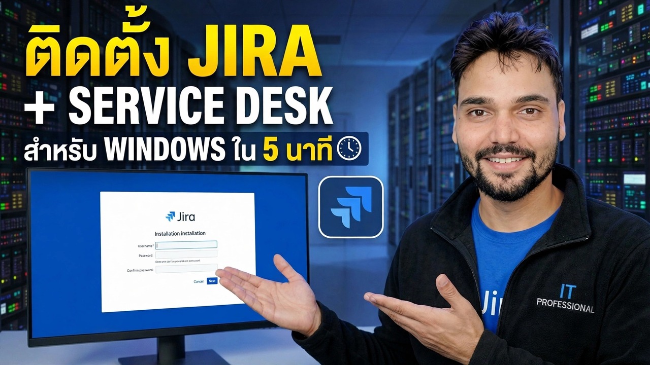 ติดตั้งเซิร์ฟเวอร์ JIRA บน Windows