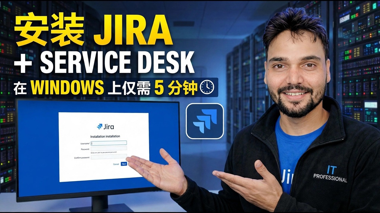 在 Windows 上安装 JIRA 服务器