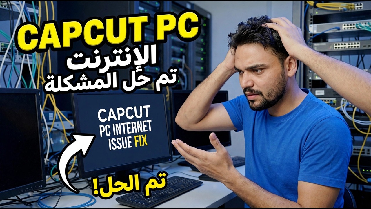 إصلاح مشكلة الإنترنت CapCut - مشكلة في الاتصال