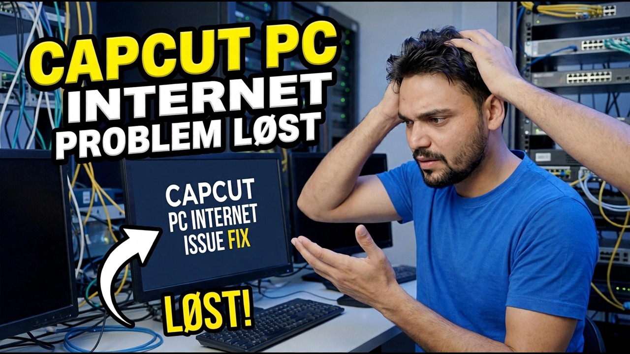 Løs CapCut Internet-problem - forbindelsesproblem
