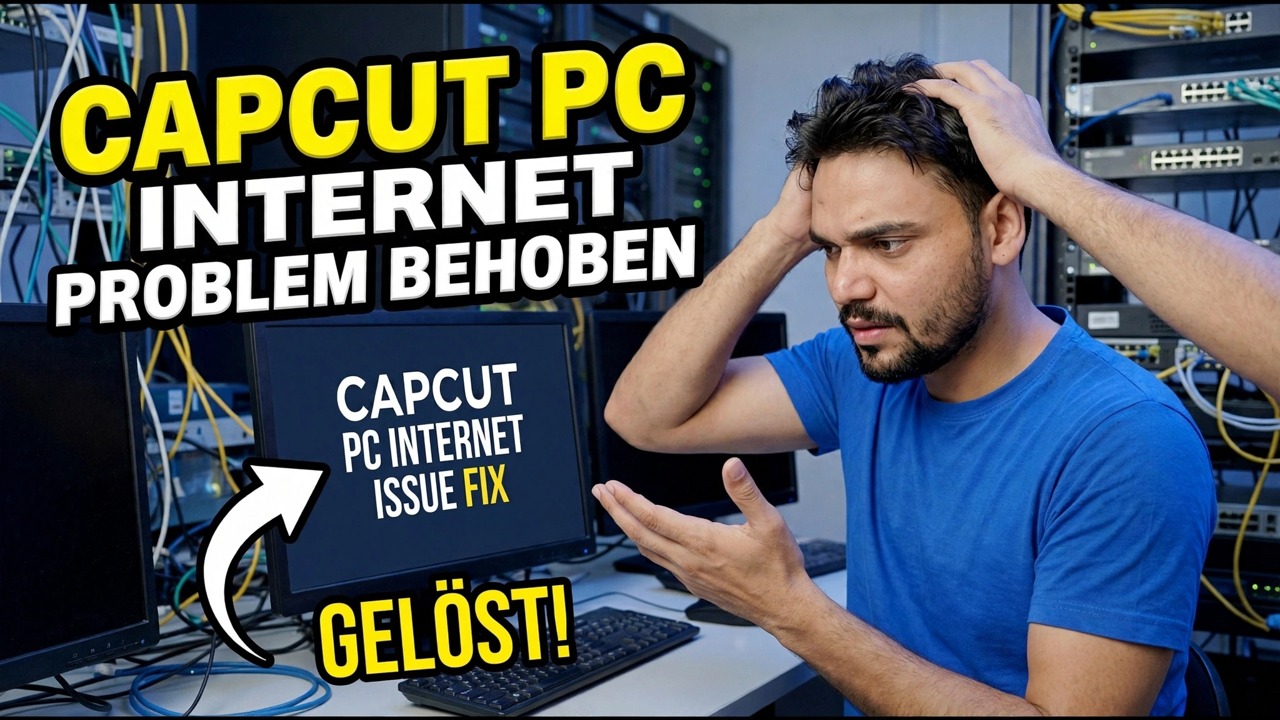 Beheben Sie das CapCut-Internetproblem – Verbindungsproblem