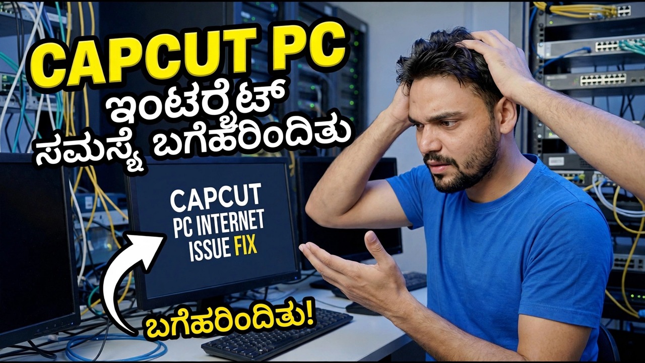 ಕ್ಯಾಪ್ಕಟ್ ಇಂಟರ್ನೆಟ್ ಸಮಸ್ಯೆಯನ್ನು ಸರಿಪಡಿಸಿ - ಸಂಪರ್ಕ ಸಮಸ್ಯೆ