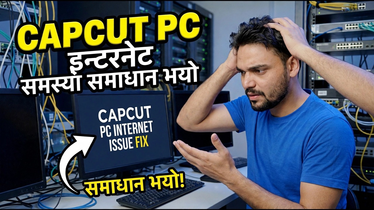 CapCut इन्टरनेट समस्या समाधान गर्नुहोस् - जडान समस्या