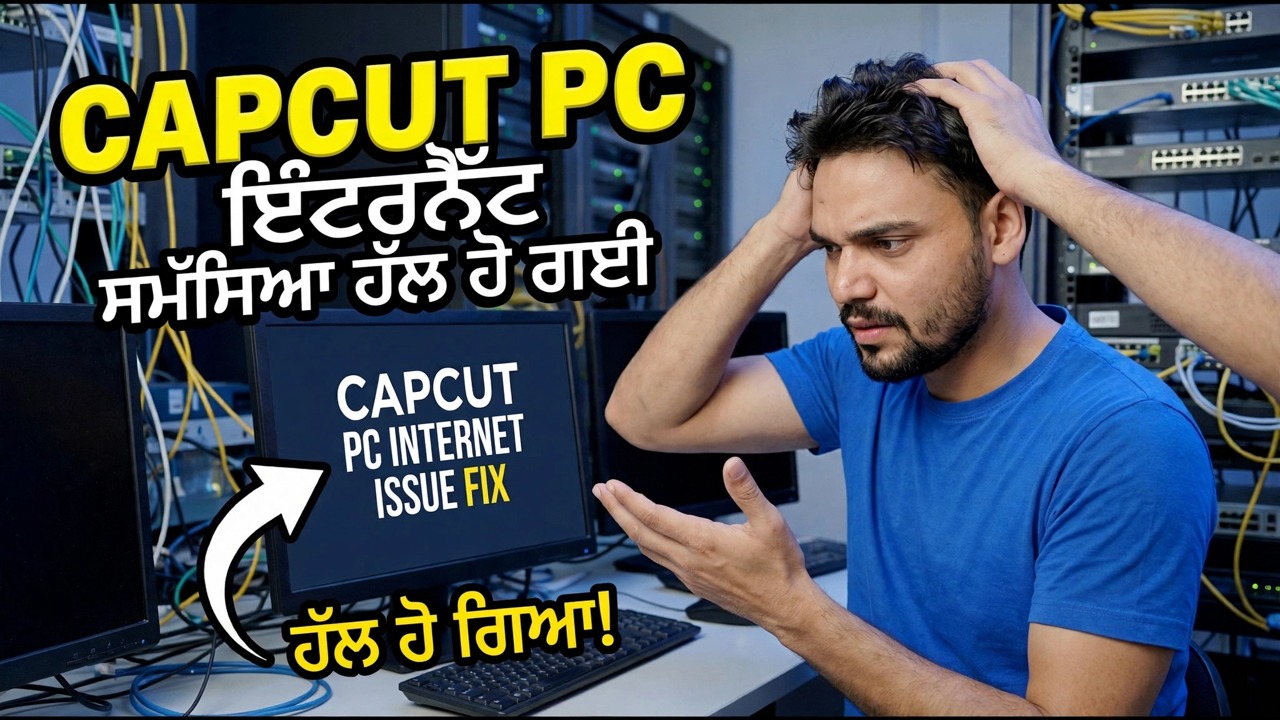 CapCut ਇੰਟਰਨੈਟ ਸਮੱਸਿਆ ਨੂੰ ਠੀਕ ਕਰੋ - ਕਨੈਕਸ਼ਨ ਸਮੱਸਿਆ