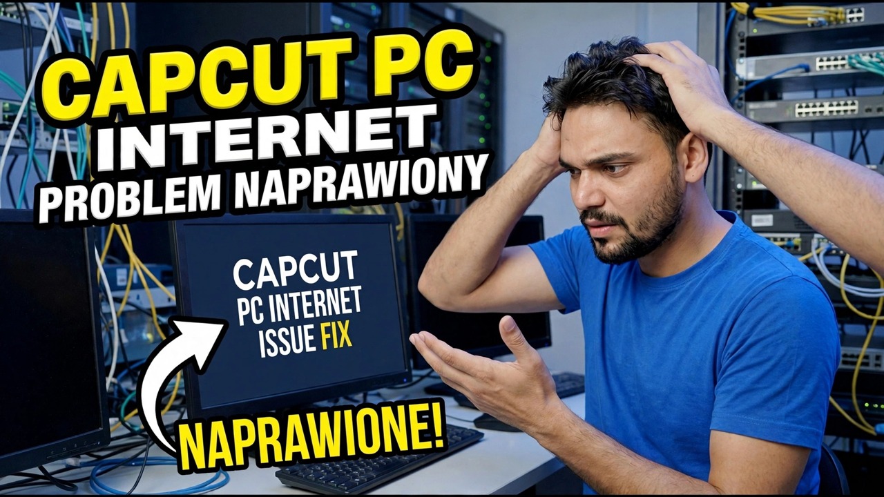 Napraw problem z Internetem CapCut — problem z połączeniem
