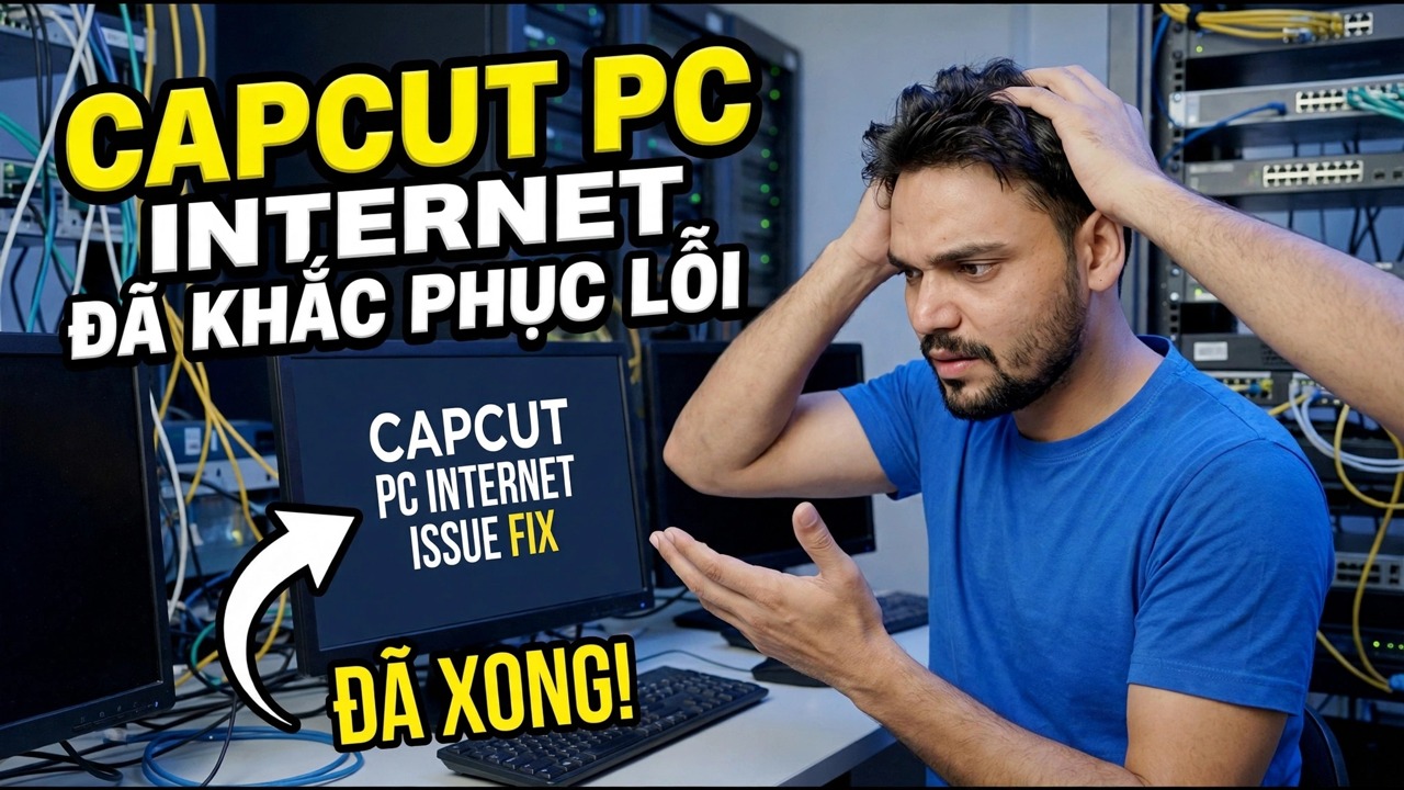 Khắc phục sự cố Internet CapCut - Sự cố kết nối