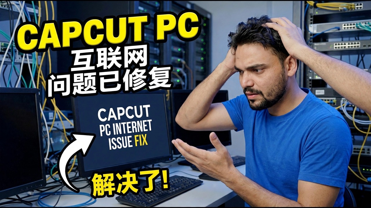 修复 CapCut 互联网问题 - 连接问题