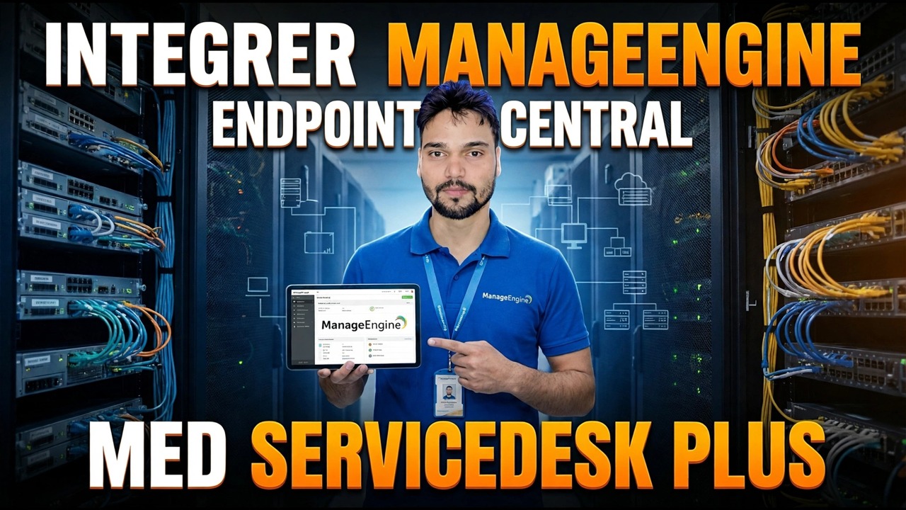 Integrer ManageEngine med ServiceDesk Plus