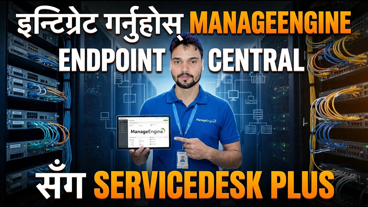 ServiceDesk Plus सँग ManageEngine एकीकृत गर्नुहोस्