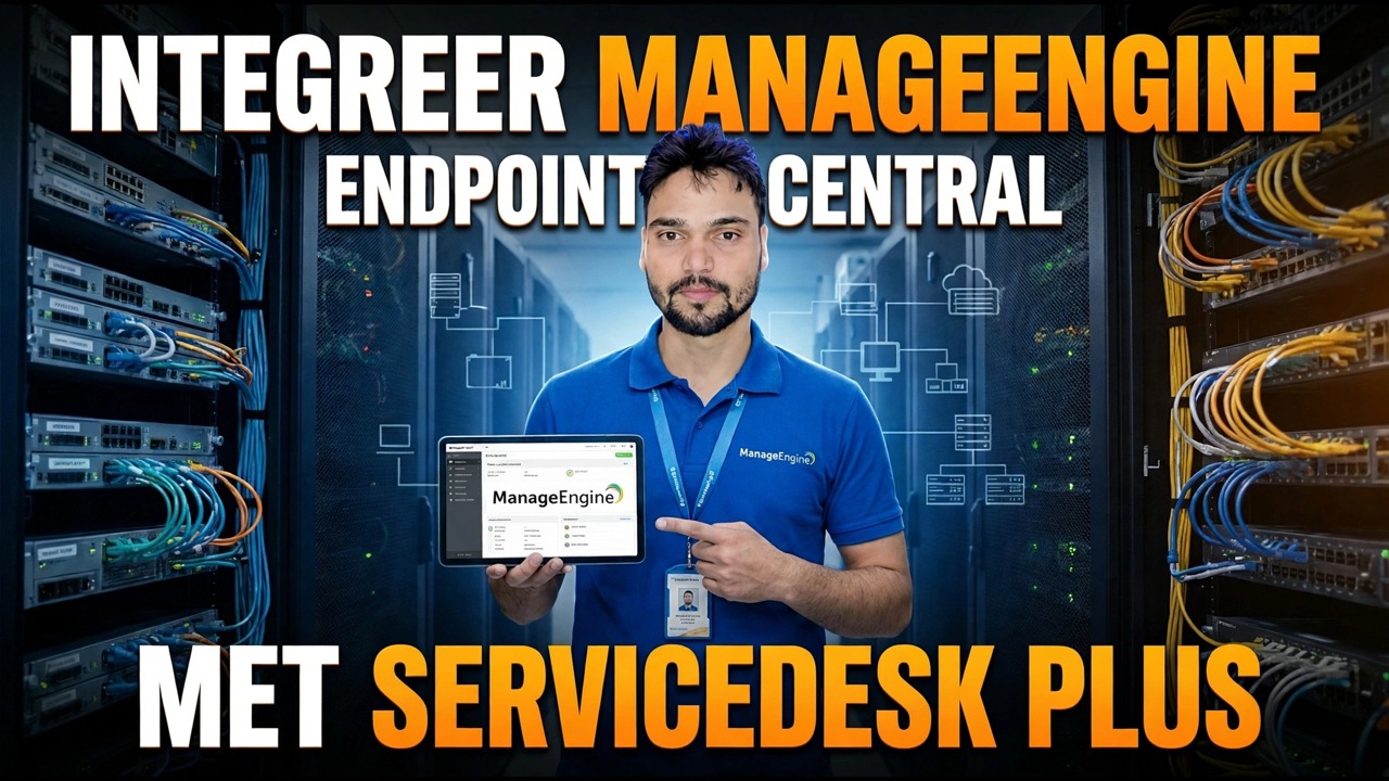 Integreer ManageEngine met ServiceDesk Plus