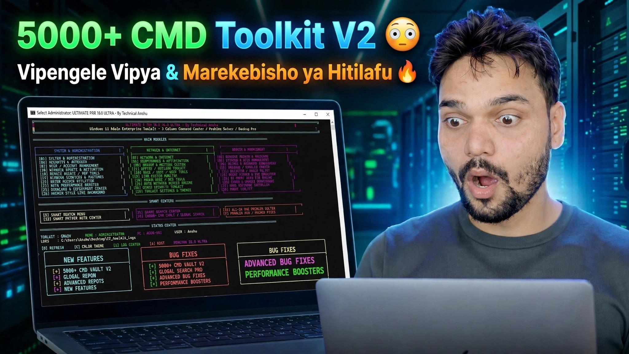 5000+ CMD Toolkit V2 😳 Imeongeza Vipengele Vipya na Hitilafu Zisizorekebishwa 🔥