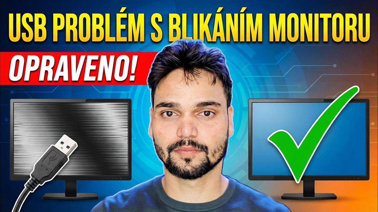 Oprava problému s blikáním monitoru 😳 Problém s napájením USB vyřešen (SMPS / trik s adaptérem)