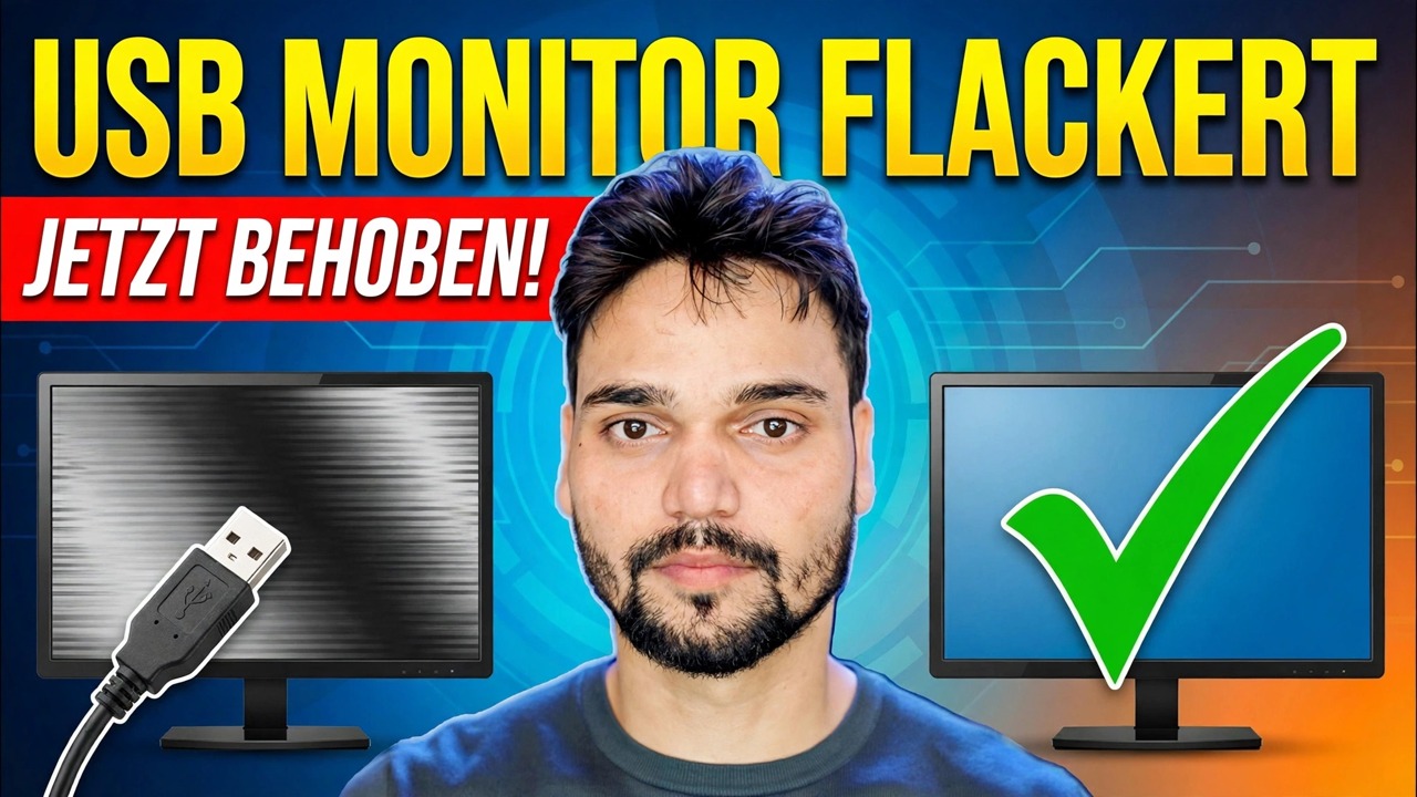 Behebung des Problems mit dem Blinken des Monitors 😳 Problem mit der USB-Stromversorgung behoben (SMPS-/Adapter-Trick)