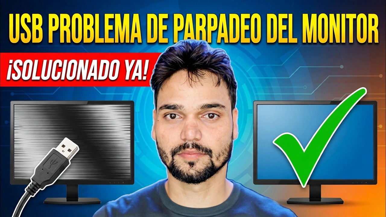 Solución del problema de parpadeo del monitor 😳 Problema de alimentación USB resuelto (truco SMPS/adaptador)