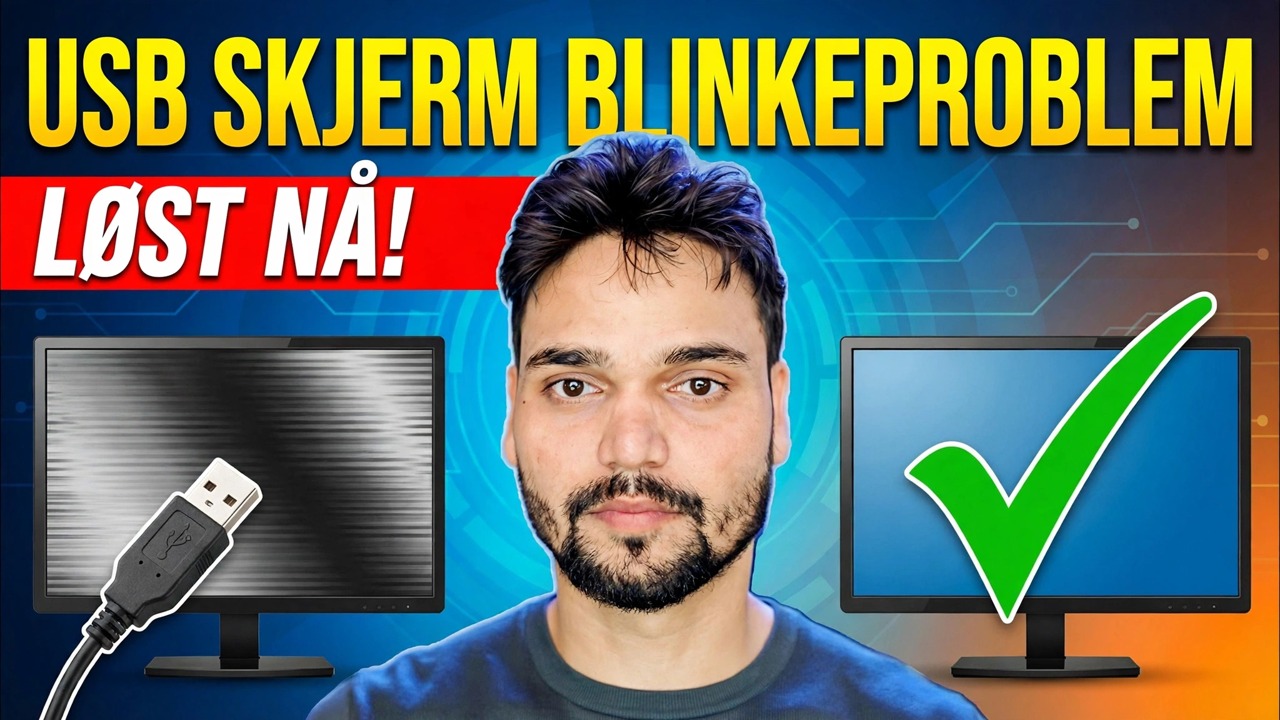 Skjermblinkproblem fiks 😳 USB-strømproblem løst (SMPS / adaptertriks)