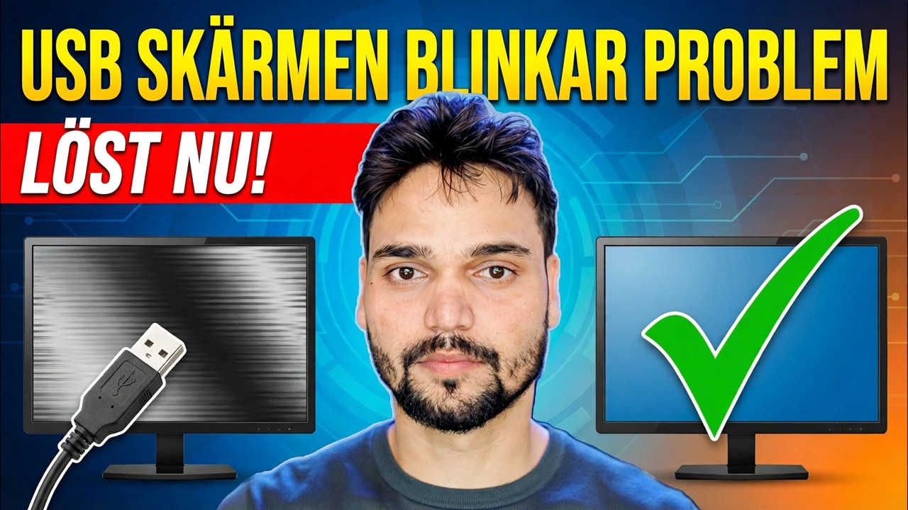 Fixat problem med bildskärmsblink 😳 USB-strömproblem löst (SMPS/adaptertrick)