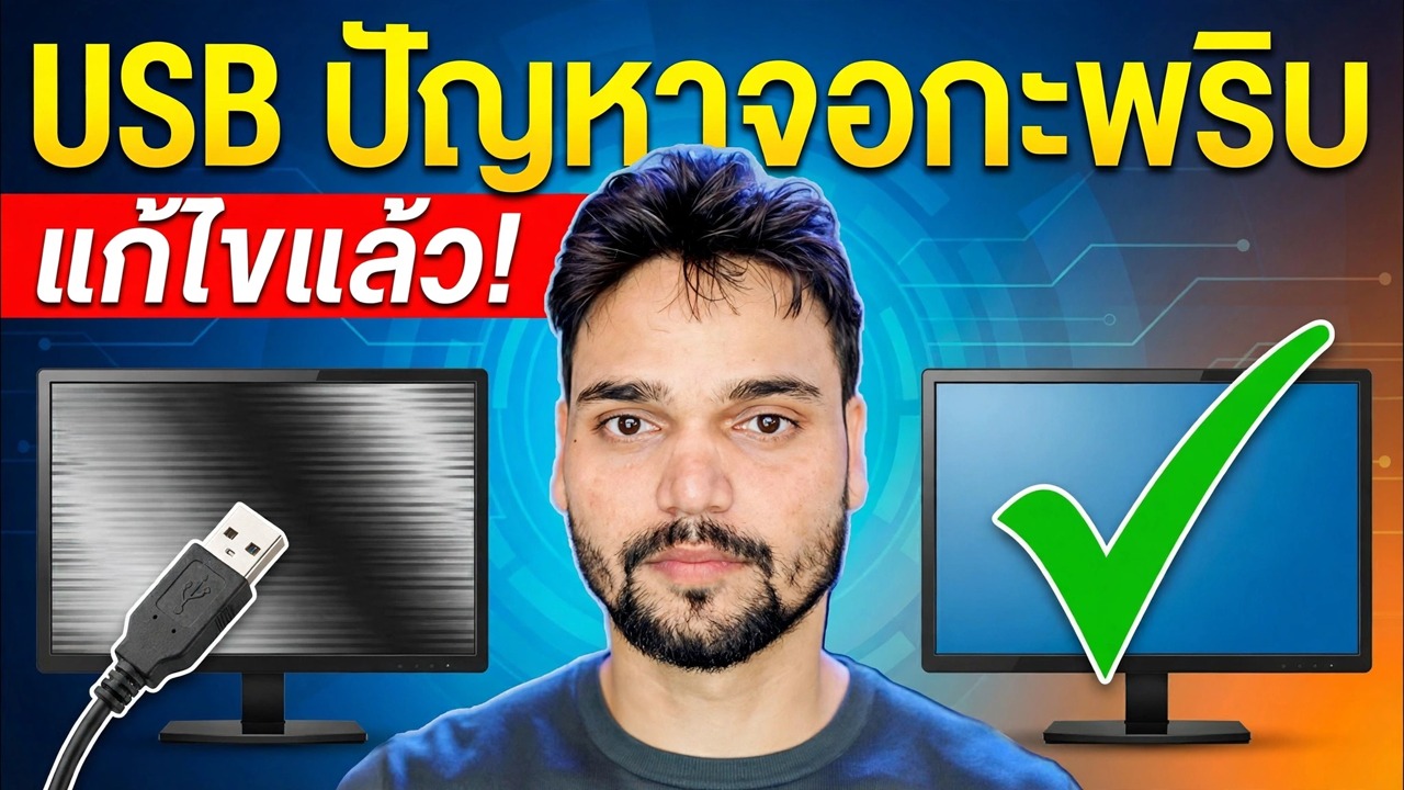 แก้ไขปัญหาการกะพริบของจอภาพ 😉 แก้ไขปัญหาพลังงาน USB แล้ว (เคล็ดลับ SMPS / อะแดปเตอร์)